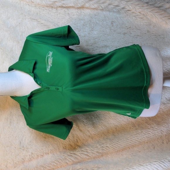 adidas Tops - Adidas Golf Polo Women's Medium Primegreen Thornberry Creek at Oneida CC
